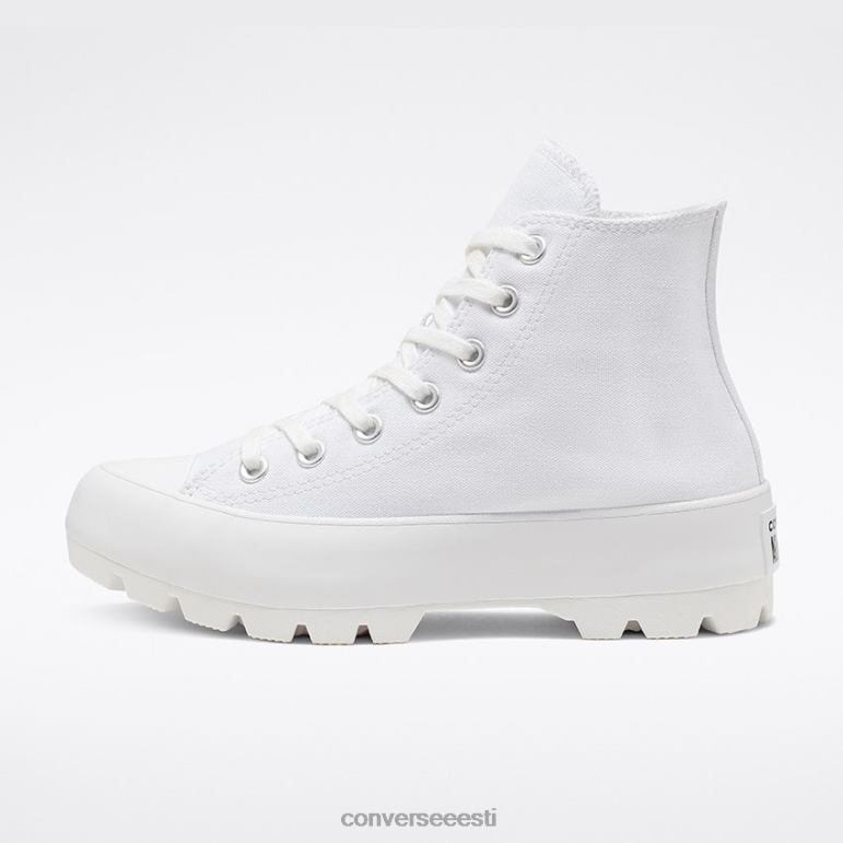 Converse lugged chuck taylor all star high top naised F0Z8P229 jalatsid valge must