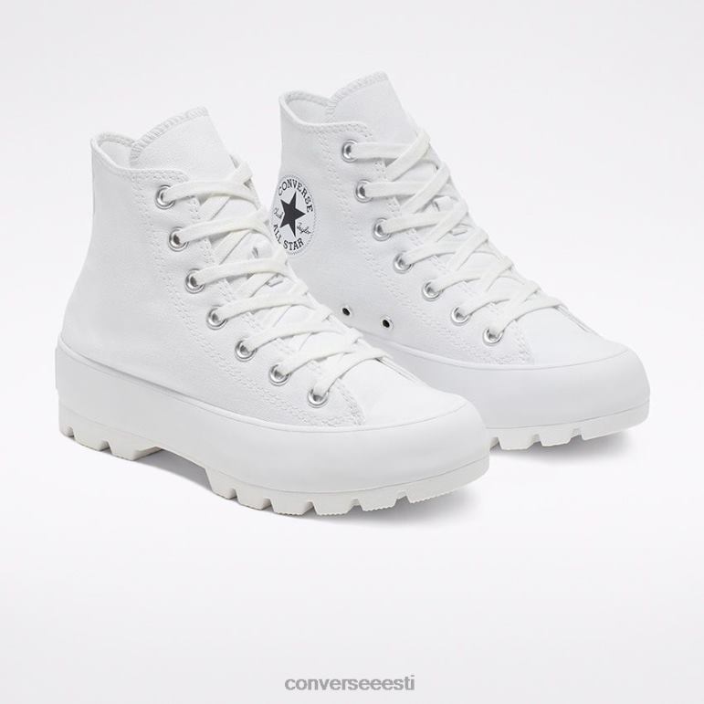 Converse lugged chuck taylor all star high top naised F0Z8P229 jalatsid valge must