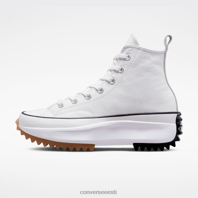 Converse run star matkaplatvorm vundamendinahast kõrge topp naised F0Z8P195 jalatsid valge/must/kumm
