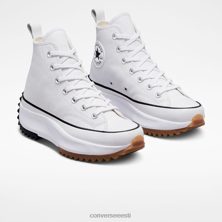Converse run star matkaplatvorm vundamendinahast kõrge topp naised F0Z8P195 jalatsid valge/must/kumm
