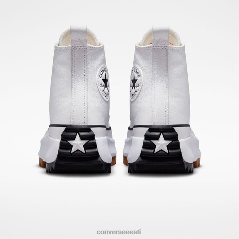 Converse run star matkaplatvorm vundamendinahast kõrge topp naised F0Z8P195 jalatsid valge/must/kumm