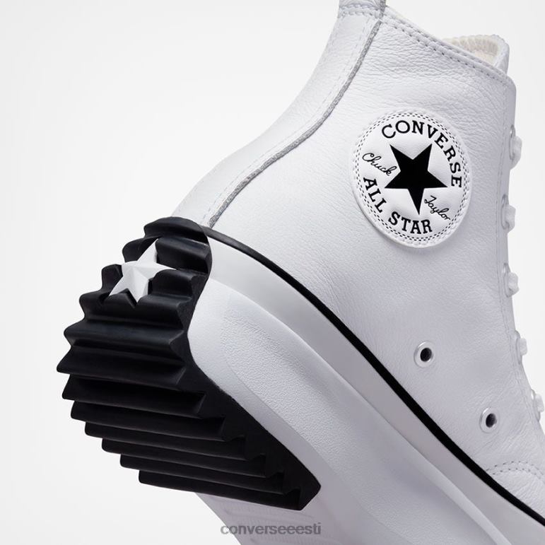 Converse run star matkaplatvorm vundamendinahast kõrge topp naised F0Z8P195 jalatsid valge/must/kumm