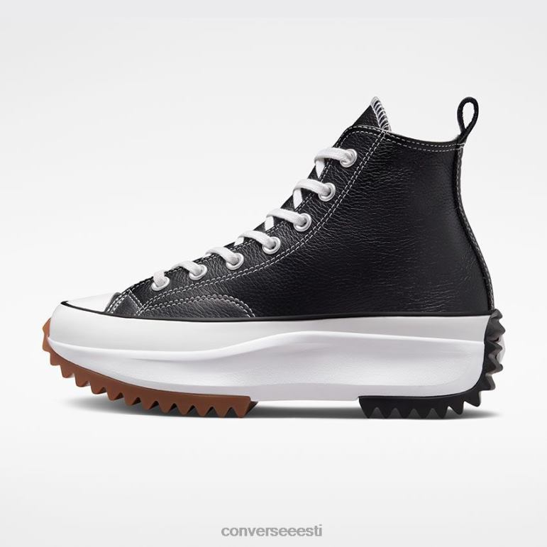 Converse run star matkaplatvorm vundamendinahast kõrge topp naised F0Z8P238 jalatsid must/valge/kumm