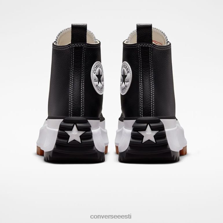 Converse run star matkaplatvorm vundamendinahast kõrge topp naised F0Z8P238 jalatsid must/valge/kumm