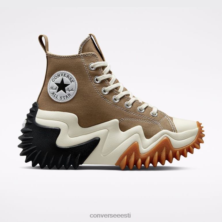 Converse run star motion platvorm hooajaline värv kõrge top naised F0Z8P200 jalatsid liivaluite/must/haigur