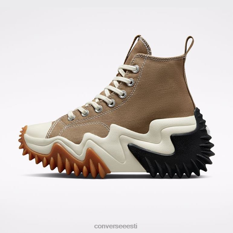 Converse run star motion platvorm hooajaline värv kõrge top naised F0Z8P200 jalatsid liivaluite/must/haigur