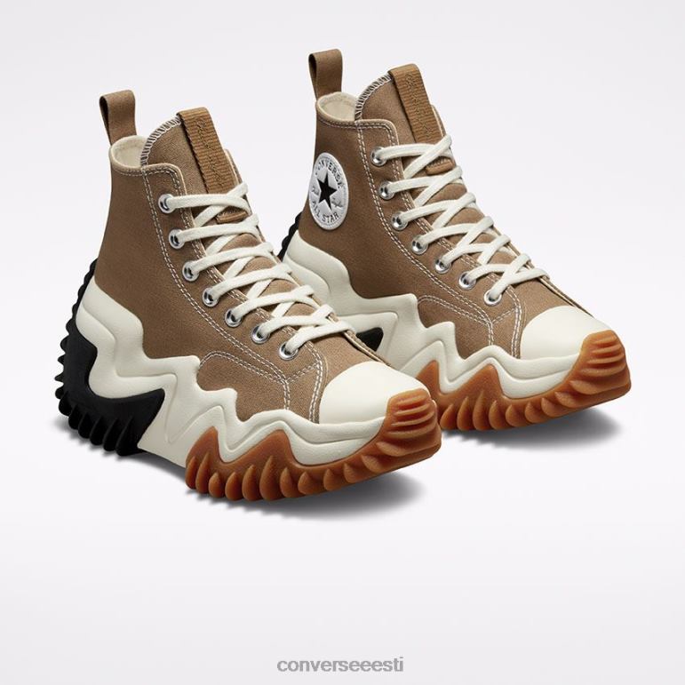 Converse run star motion platvorm hooajaline värv kõrge top naised F0Z8P200 jalatsid liivaluite/must/haigur