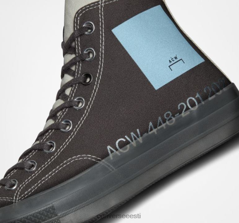 Converse x A-COLD-WALL padrun 70 kõrge ülaosa naised F0Z8P206 jalatsid sillutis/hõbekask/terashall