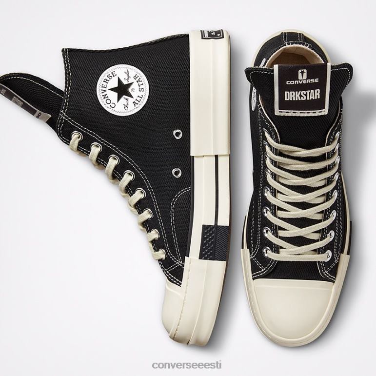 Converse x DRKSHDW drkstar padrun 70 kõrge top naised F0Z8P246 jalatsid must/haigur
