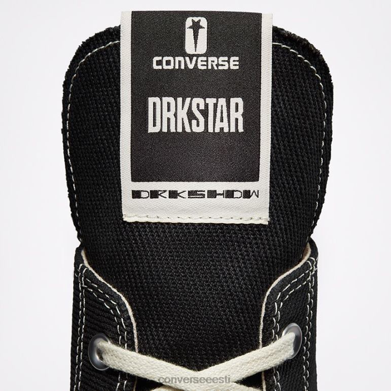Converse x DRKSHDW drkstar padrun 70 kõrge top naised F0Z8P246 jalatsid must/haigur