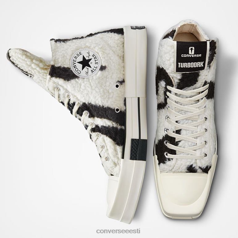 Converse x DRKSHDW turbodrk padrun 70 kõrge ülaosa naised F0Z8P170 jalatsid liilia valge/must/haigur