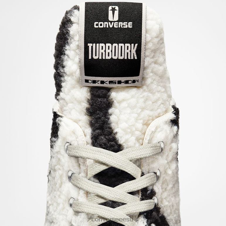 Converse x DRKSHDW turbodrk padrun 70 kõrge ülaosa naised F0Z8P170 jalatsid liilia valge/must/haigur