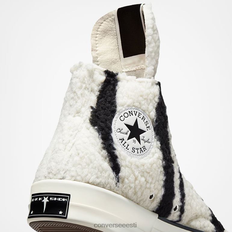 Converse x DRKSHDW turbodrk padrun 70 kõrge ülaosa naised F0Z8P170 jalatsid liilia valge/must/haigur