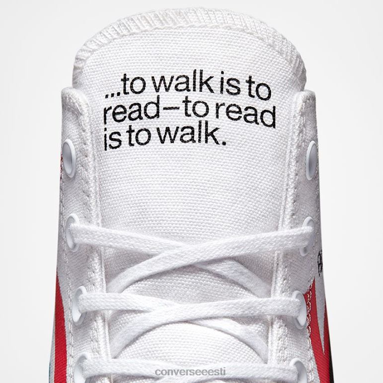 Converse x Patta x Experimental Jetset padrun 70 kõrge ülaosa naised F0Z8P197 jalatsid valge/leekivpunane/diivasinine