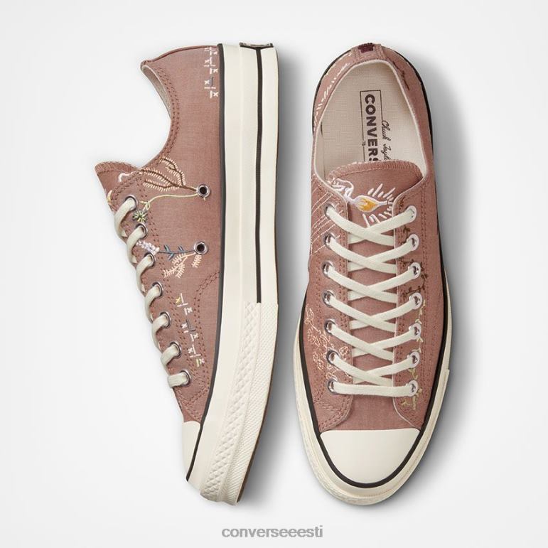 Converse Chuck 70 tikandiga madal ülaosa naised F0Z8P33 jalatsid põlenud oranž/haigur/must