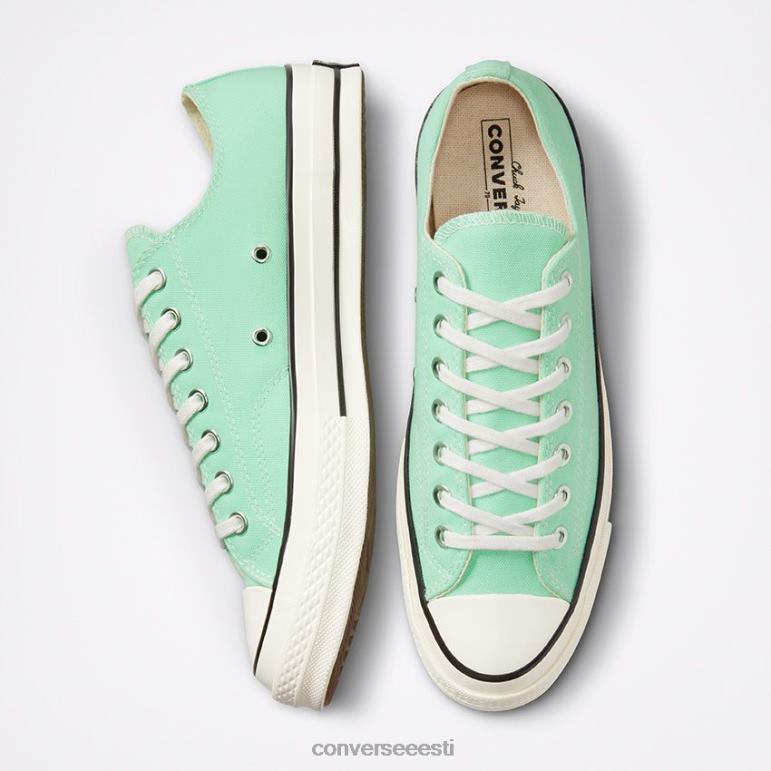 Converse chuck 70 pastell polüester madal top naised F0Z8P53 jalatsid prisma roheline/haigur/must