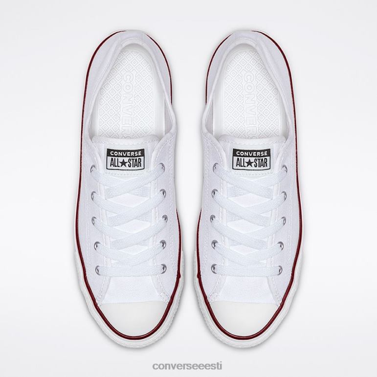 Converse chuck taylor all star hõrk madal top naised F0Z8P66 jalatsid valge/punane/sinine