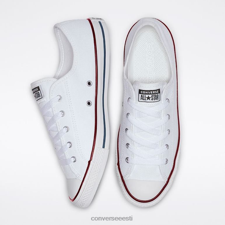 Converse chuck taylor all star hõrk madal top naised F0Z8P66 jalatsid valge/punane/sinine