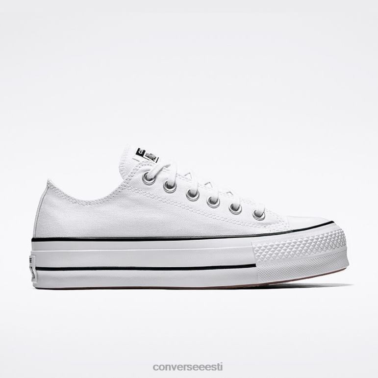 Converse chuck taylor all star lift low top naised F0Z8P70 jalatsid valge must