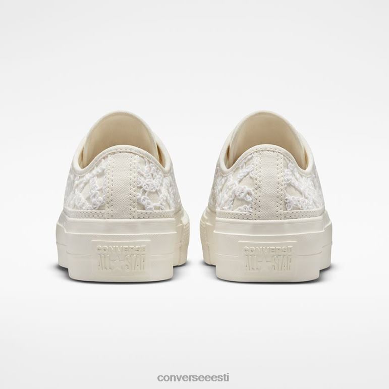 Converse chuck taylor all star lift platvorm daisy cord madal ülaosa naised F0Z8P27 jalatsid valge/haigur