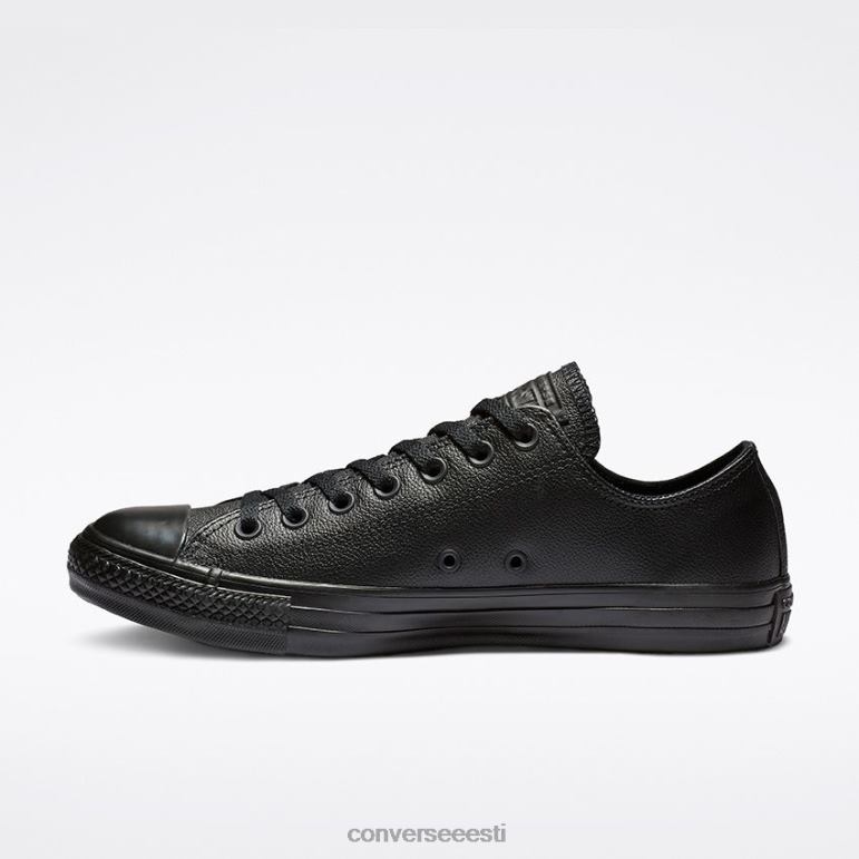 Converse chuck taylor all star nahast madal top naised F0Z8P74 jalatsid must ühevärviline