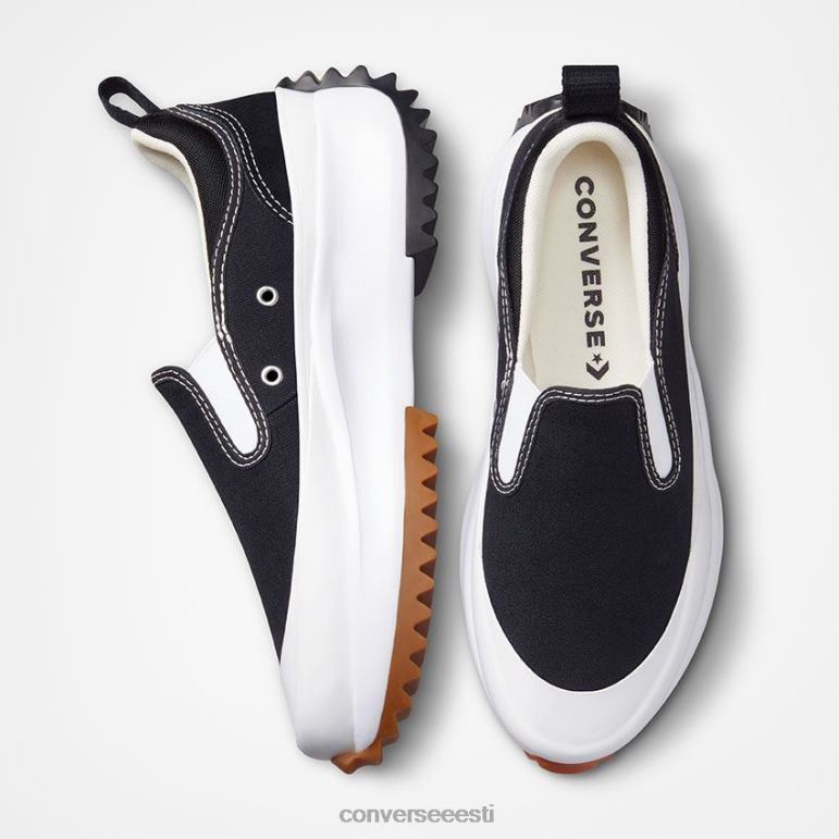 Converse jooksma täht matk slip platvorm madal top naised F0Z8P36 jalatsid must valge