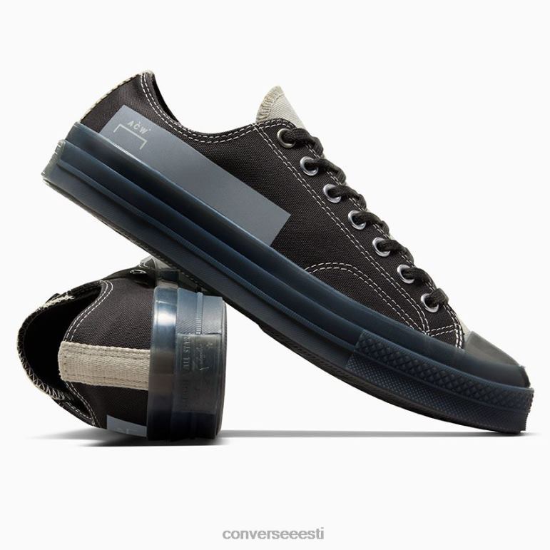 Converse x A-COLD-WALL padrun 70 madal ülaosa naised F0Z8P28 jalatsid sillutis/hõbekask/sillutis