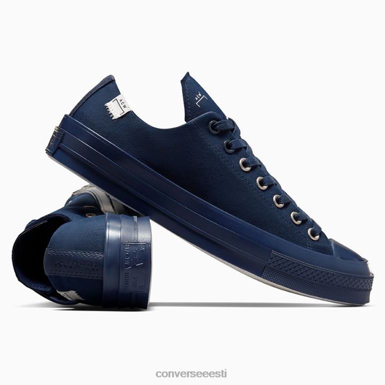 Converse x A-COLD-WALL padrun 70 madal ülaosa naised F0Z8P30 jalatsid tume safiir/hõbekask