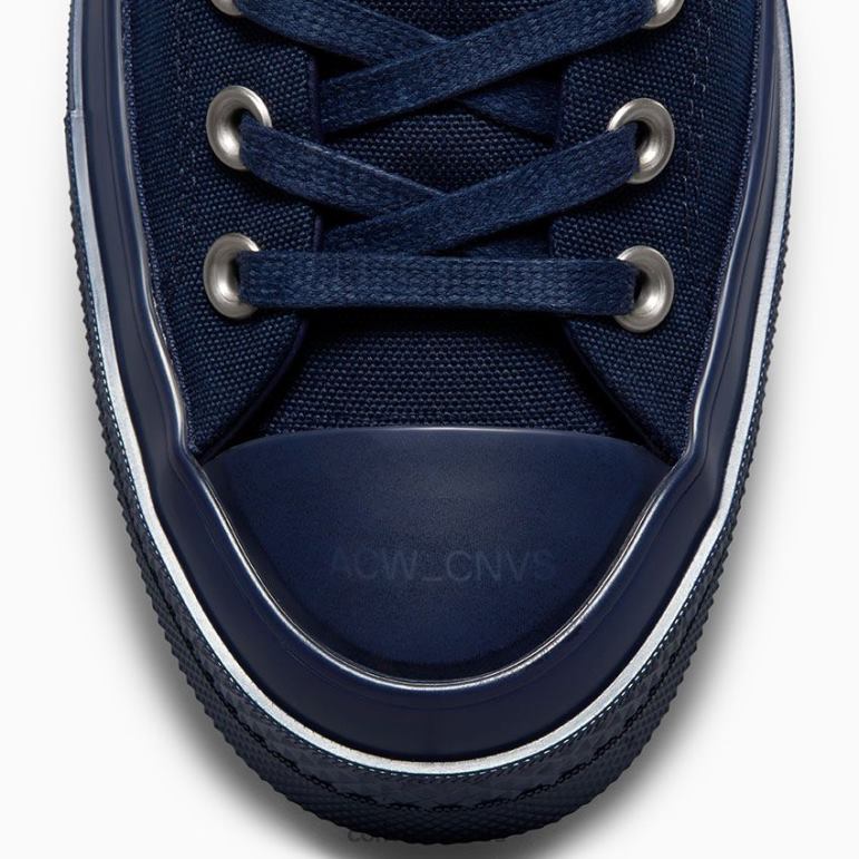 Converse x A-COLD-WALL padrun 70 madal ülaosa naised F0Z8P30 jalatsid tume safiir/hõbekask