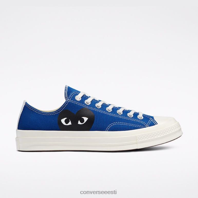 Converse x Comme des Garcons PLAY padrun 70 madal ülaosa naised F0Z8P43 jalatsid terashall/haigur/must