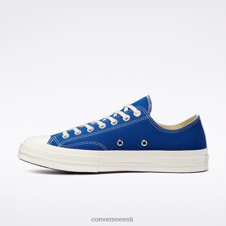 Converse x Comme des Garcons PLAY padrun 70 madal ülaosa naised F0Z8P43 jalatsid terashall/haigur/must