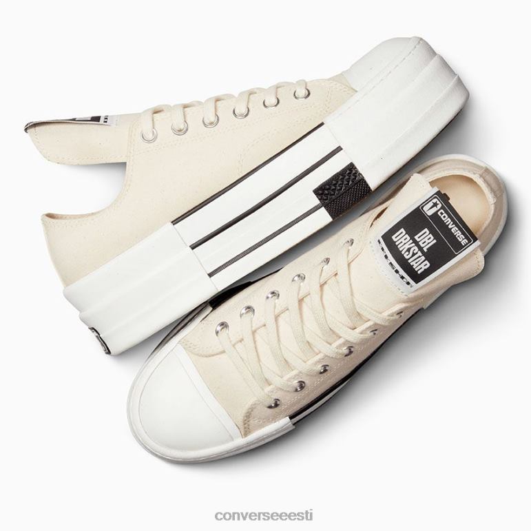 Converse x DRKSHDW DBL DRKSTAR padrun 70 madal ülaosa naised F0Z8P15 jalatsid looduslik elevandiluu/must/haigur