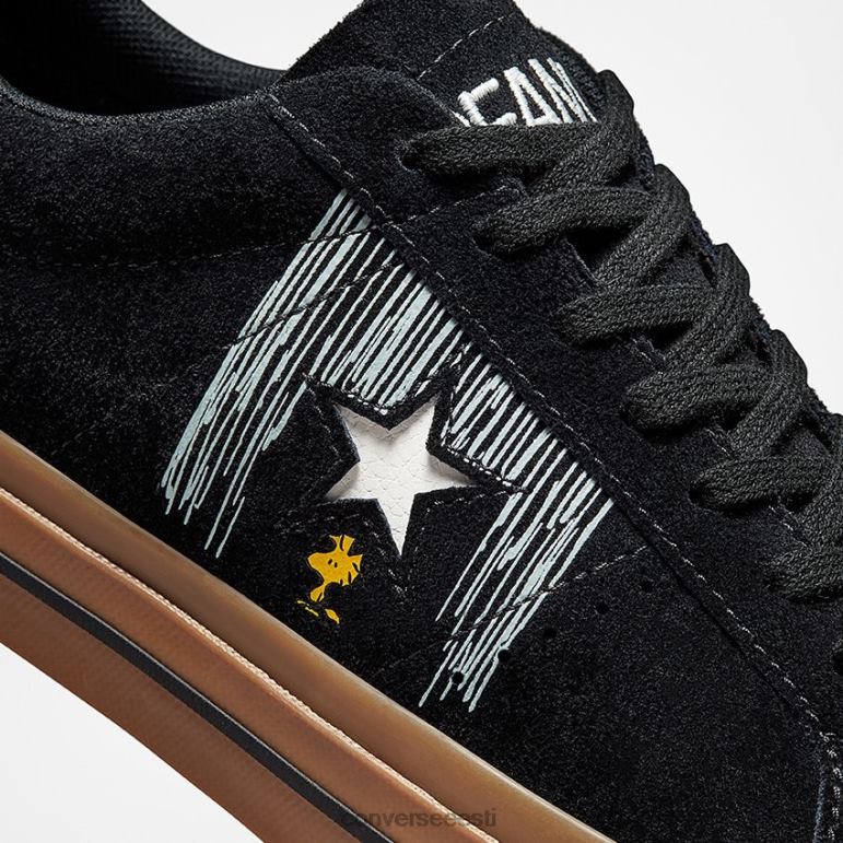 Converse x Peanuts One Star madal ülaosa naised F0Z8P55 jalatsid must/hagar/kummmesi